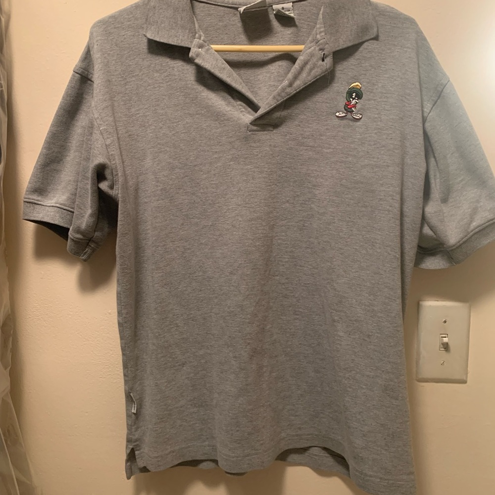 Vintage Looney Tunes Marvin the Martian Polo Shirt - Picture 1 of 4